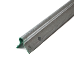 Omega 20 mm. rails, voor rolpoorten, verzinkt