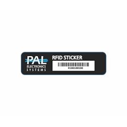 PAL RFID autosticker tag